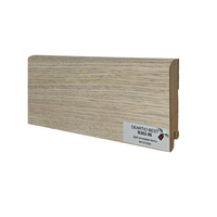 Плинтус напольный Deartio Дуб Слоновая кость B302-6 — фото 1, Напольные плинтусы