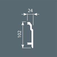 Плинтус напольный Cosca Decor PX003 — фото 3, Напольные плинтусы