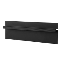 Плинтус напольный Ликорн Теневой профиль напольный черный — фото 2, Напольные плинтусы