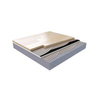 Спортивный паркет Coswick Дуб Фитнес палубный — фото 1, Спортивный паркет