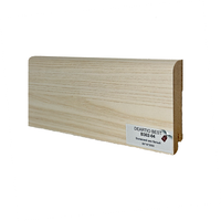 Плинтус напольный Deartio Волжский вяз белый B302-4 — фото 1, Напольные плинтусы