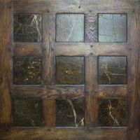 Модульный паркет Da Vinci Скиптон дуб кофе скоблёный с клёпками — фото 1, Модульный паркет