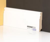 Плинтус напольный Kronotex KTEX P Белый — фото 2, Напольные плинтусы