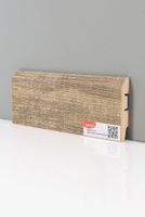 Плинтус напольный Cosca Decor Дуб Серо-коричневый — фото 1, Напольные плинтусы