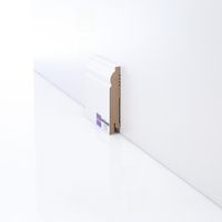 Плинтуса Deartio Эконом Белый МДФ 2050х100х16 мм арт-W04-100 — фото 5, Напольные плинтусы