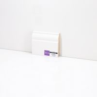 Плинтуса Deartio Эконом Белый МДФ 2050х80х16 мм арт-W04-80 — фото 1, Напольные плинтусы