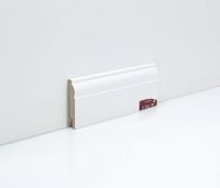 Плинтуса Deartio Премиум Белый МДФ 2050х80х16 мм арт-U 104-80 — фото 6, Напольные плинтусы