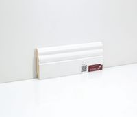 Плинтуса Deartio Премиум Белый МДФ 2050х80х18 мм арт-U 105-80 — фото 3, Напольные плинтусы