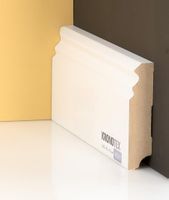 Плинтус напольный Kronotex KTEX P Белый — фото 1, Напольные плинтусы