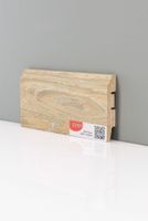 Плинтус напольный Cosca Decor Дуб Сахара — фото 1, Напольные плинтусы