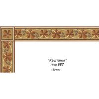 Художественный паркет Da Vinci паркетный бордюр 26-074 — фото 1, Художественный паркет