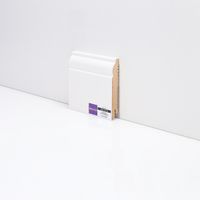 Плинтуса Deartio Эконом Белый МДФ 2050х100х16 мм арт-W04-100 — фото 3, Напольные плинтусы