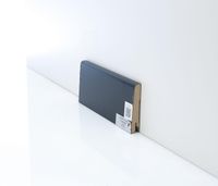 Плинтуса Deartio Премиум Черный МДФ 2050х80х16 мм арт-U 101-80 — фото 5, Напольные плинтусы