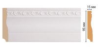Плинтус Decomaster 2400x95x15 мм арт-153-115 — фото 1, Плинтуса напольные