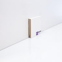 Плинтуса Deartio Эконом Белый МДФ 2050х100х16 мм арт-W06-100 — фото 6, Напольные плинтусы