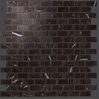 Мозаика Atlas Concorde Italy Marvel Stone Nero M. Lapp. Burattato арт-AS35 — фото 1, Мозаика