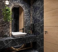 Керамогранит Arcadia Ceramica Cassero Nero Carving арт-CR6004-A — фото 2, Керамогранит