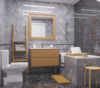 Товар: Ступень Kerranova Terrazzo Light Grey арт-K-331/MR/st01/294x600x10 - фото 4 Ступень Kerranova Terrazzo Light Grey арт-K-331/MR/st01/294x600x10 — фото 4, Ступени и клинкер