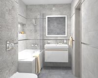 Декор Laparet Bastion Серый арт-08-03-06-453 — фото 4, Декор