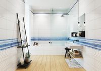 Вставка Cersanit Santorini Голубой арт-TR2U041 — фото 3, Вставка