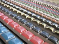 Бордюр Cerossa Ceramica Бусинки Белая люстр (отгрузка кратно 3-м штукам) арт-ББ 04 — фото 1, Бордюр