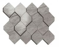 Мозаика Atlas Concorde Italy Marvel Stone Bardiglio Grey Esagono 3D арт-AS39 — фото 1, Мозаика