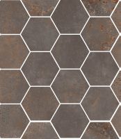 Керамогранит Sant Agostino Oxidart Hexagon Iron арт-CSAHOXIR26 — фото 1, Керамогранит
