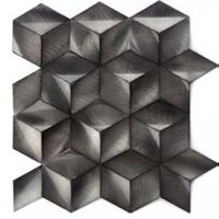 Мозаика Moreroom Stone Stamping Aluminum Titanium арт-S071 — фото 1, Мозаика