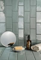 Настенная плитка La Fabbrica Ceramiche Grooves Grey Glossy арт-206007 — фото 8, Настенная плитка