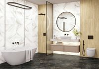 Керамогранит New Trend Walnut Chevron Dark матовый карвинг арт-D120249M — фото 14, Керамогранит