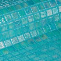 Мозаика Ezarri Iris Turquoise Перламутр арт-Coral 3,6х3,6 — фото 1, Мозаика
