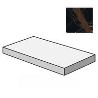 Угловая ступень Atlas Concorde Russia Forte Dei Marmi Ombra di Caravaggio Scal Ang SX Rett арт-620070002412 — фото 1, Ступени и клинкер