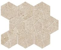 Мозаика Atlas Concorde Italy Boost Stone Cream Mosaico Hex арт-A7CV — фото 1, Мозаика