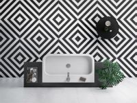 Керамогранит Cersanit Stream Лепестки белый арт-C-SM4A055D — фото 3, Керамогранит