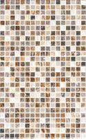 Настенная плитка М- Квадрат Мармара Мозаика коричневая арт-123861 — фото 1, Настенная плитка