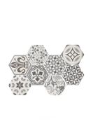 Керамогранит Equipe Hexatile Harmony B&W арт-21357 — фото 7, Керамогранит