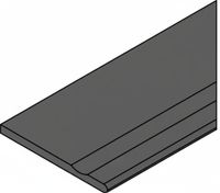 Italon Magma (Магма) X2 Графит бортик с выемкой закруглённый Правый арт-620090001353 — фото 1, Спец. Элемент