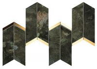 Мозаика Atlas Concorde Italy Marvel Dream Chevron Brazil Green арт-9MCO — фото 1, Мозаика