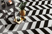 Мозаика Atlas Concorde Italy Marvel Stone Chevron Cold Lappato арт-AS2F — фото 1, Мозаика