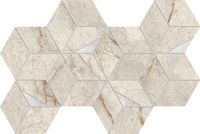 Декор Atlas Concorde Italy Marvel Diva White Everest Mosaico Hex Lapp Ret арт-AYLR — фото 1, Декор