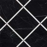 Декор Fap Ceramiche Roma Diamond Incroci Nero Reale Carrara Ins. арт-fNK5 — фото 1, Декор