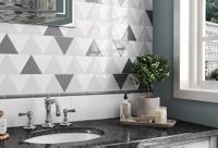 Настенная плитка Equipe Triangolo Black matt арт-23820 — фото 4, Настенная плитка