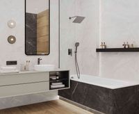 Керамогранит Laparet Timeless Taupe серо-бежевый матовый карвинг арт-LP6012G0041R — фото 15, Керамогранит