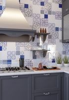 Настенная плитка Нефрит Сиди-Бу-Саид Белый глянц. арт-12-01-4-01-00-00-001 — фото 2, Настенная плитка