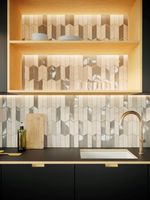 Мозаика L`antic colonial (Porcelanosa Grupo) Rhomboid Mosaics Cream арт-L244009671 — фото 3, Мозаика