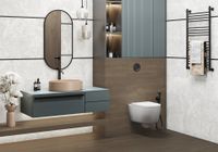 Керамогранит New Trend Walnut Chevron Dark матовый карвинг арт-D120249M — фото 15, Керамогранит