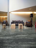 Напольная плитка Rex Ceramiche (Florim) I Travertini di Rex Black Strutturato Rett арт-746702 — фото 10, Напольная плитка