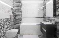 Настенная плитка Laparet Mania Белый арт-34069 — фото 9, Настенная плитка