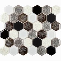 Мозаика Togama Brilliante арт-Esagono Misto Griggio — фото 1, Мозаика