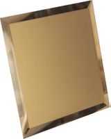 Настенная плитка ДСТ Зеркальная плитка Квадратная зеркальная бронзовая арт-КЗБ1-02 — фото 1, Настенная плитка
